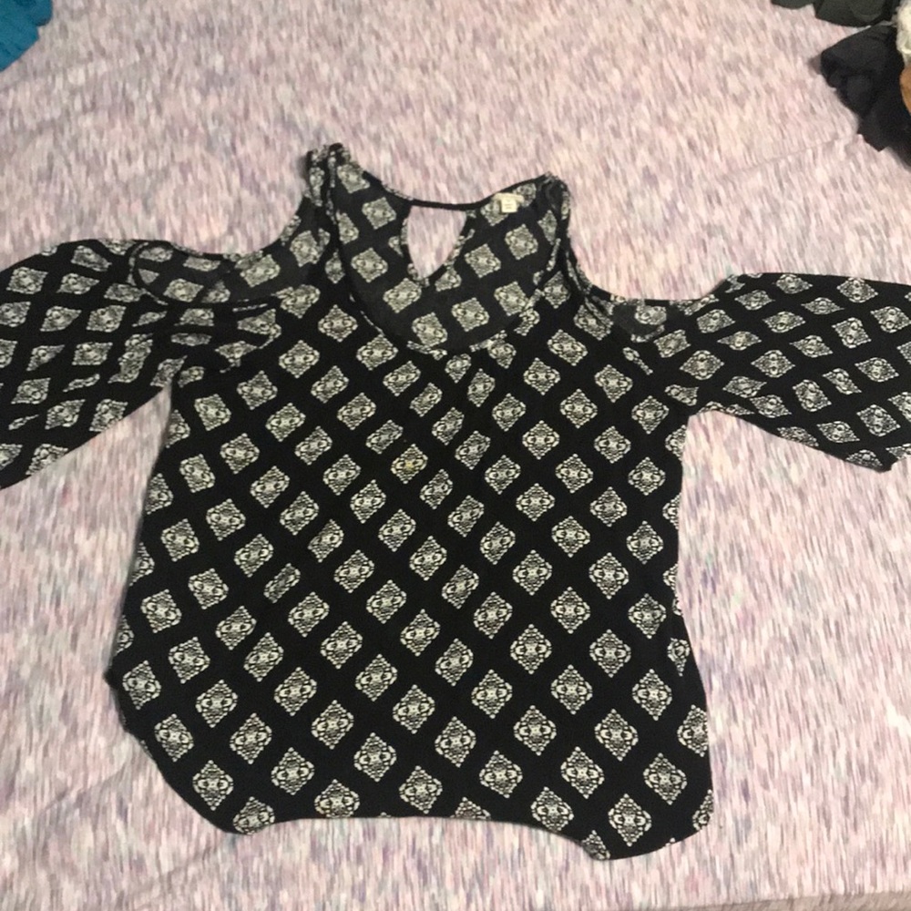 Navy blue blouse